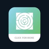 Maze Map Labyrinth Strategy Pattern Mobile App Icon Design vector