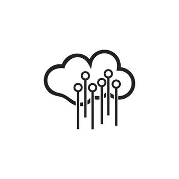 vector logo de nube