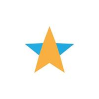 plantilla de logotipo estrella vector