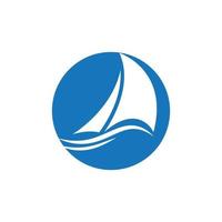 sailing logo vector