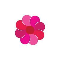 logotipo de flor de plumeria vector