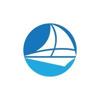 sailing logo vector