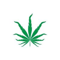logotipo de marihuana de cannabis vector