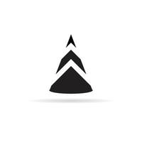 cone icon logo vector