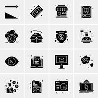 16 Universal Business Icons Vector Creative Icon Illustration to use in web and Mobile Related proje