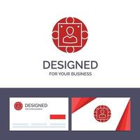 Creative Business Card and Logo template Manager Business Manager Modern Production Vector Illustrat