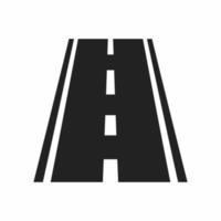 road flat icon vector