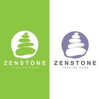 Balance Stone Logo Design, Vector Therapy Stone, Massage Stone, Hot Stone And Zenstone, Product Brand Illustration