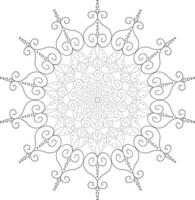Mandala coloring pages vector