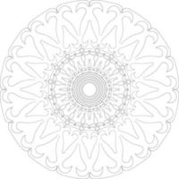 Mandala coloring pages vector