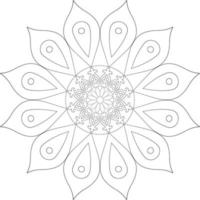 Mandala coloring pages vector