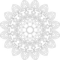Mandala coloring pages vector