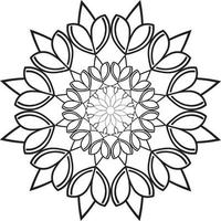 Mandala coloring pages vector