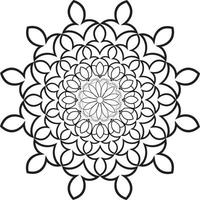 Mandala coloring pages vector