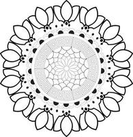 Mandala coloring pages vector