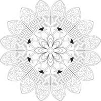 Mandala coloring pages vector