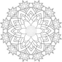 Mandala coloring pages vector