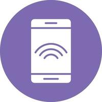 Cell Phone Icon Style vector