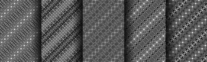 modern black and white geometric pattern collection bundle vector