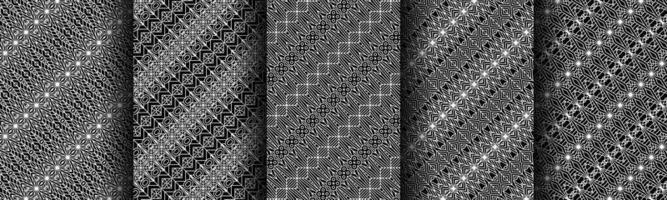 modern black and white geometric pattern collection bundle vector