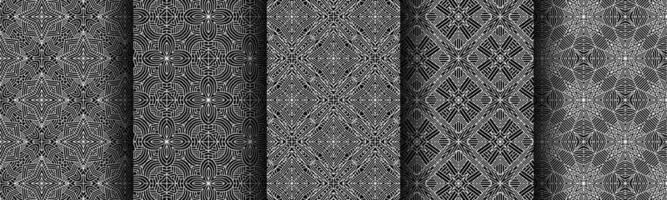 modern black and white geometric pattern collection bundle vector