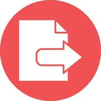 Export Icon Style vector