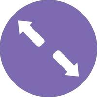 Resize Icon Style vector