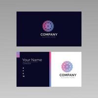 Luxury mandala business card template vector