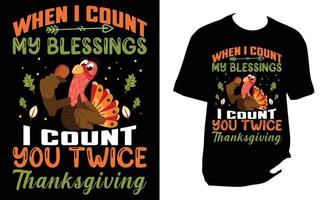 thanksgiving t shirt vector