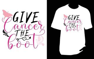 Breast cancer T Shirt vector