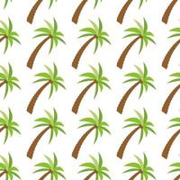 Seamless Pattern with palm trees. Colorful summer background. Vector illustration