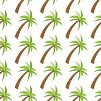Seamless Pattern with palm trees. Colorful summer background. Vector illustration