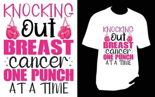 Breast cancer T Shirt vector