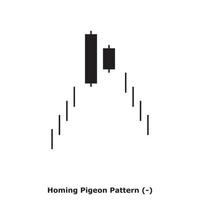 Homing Pigeon Pattern - White and Black - Square vector