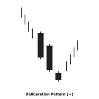 Deliberation Pattern - White and Black - Square vector