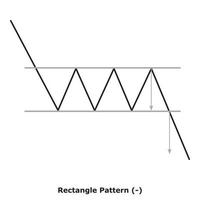 Rectangle Pattern - White and Black vector