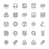 Essential Element icon pack for your website, mobile, presentation, and logo design. Essential Element icon outline design. Vector graphics illustration and editable stroke.