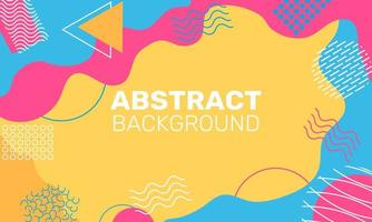 Abstract vector background. Simple geometric shapes with lines and dots.