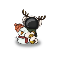 Kerstmis astronaut clip art png