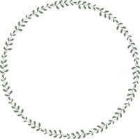 hand drawn laurel wreath vector