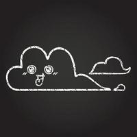 Cloud Chalk Drawing vector