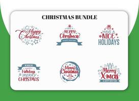 Christmas bundle Design vector