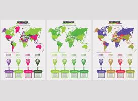 Maps Infographics Design vector