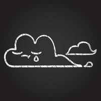 Cloud Chalk Drawing vector