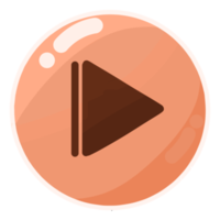 Rounded Next Button png