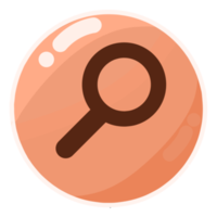 Rounded Search Button png