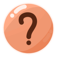 abgerundeter Frage-Button png