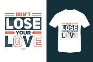 Typography T-shirt design with awesome quote vector