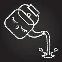 Kettle Chalk Drawing vector