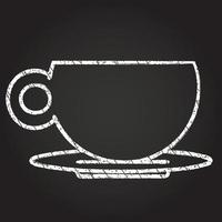 Cup Chalk Drawing vector